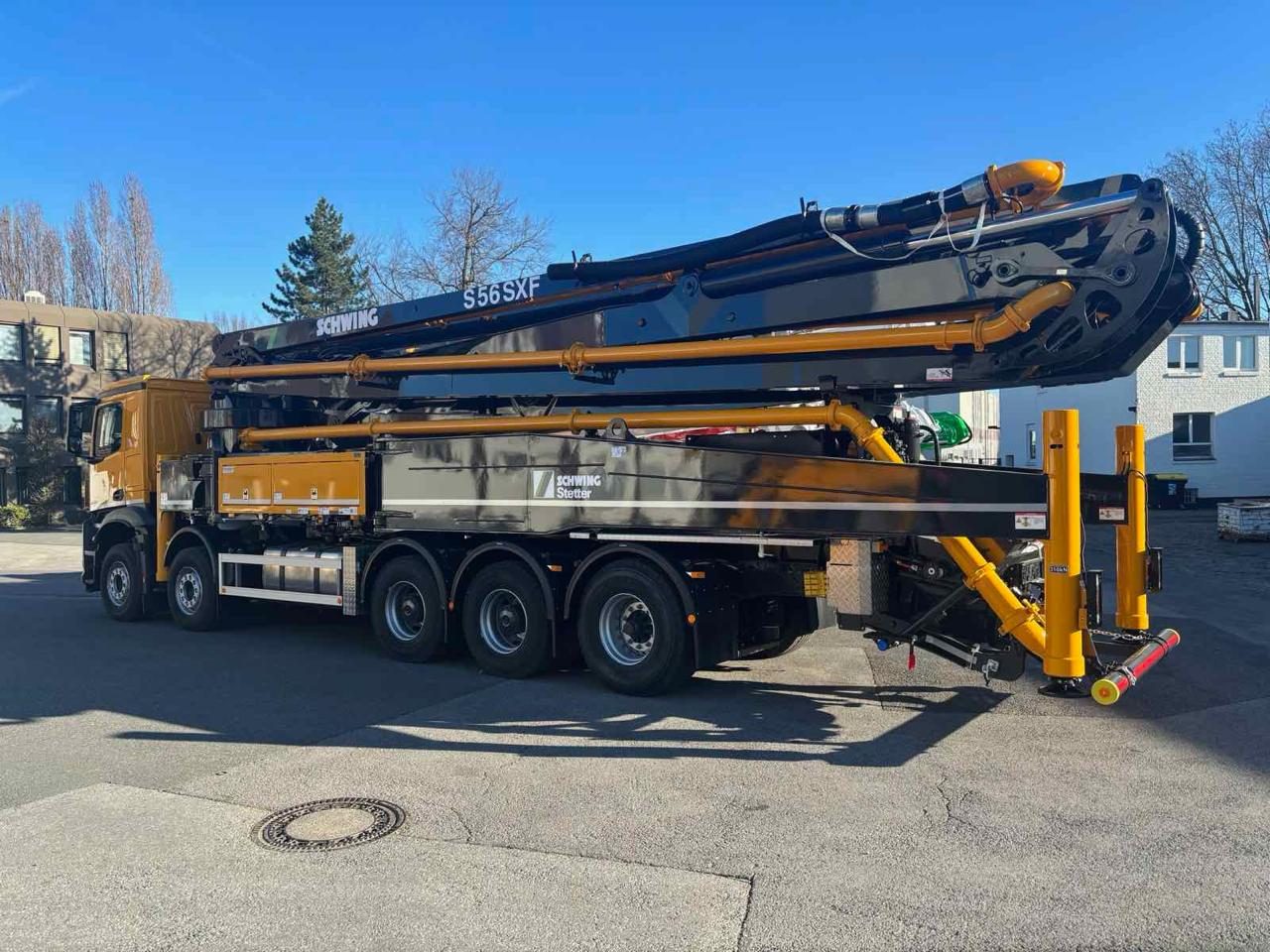 Schwing S 56 SXF truck-mounted concrete pump