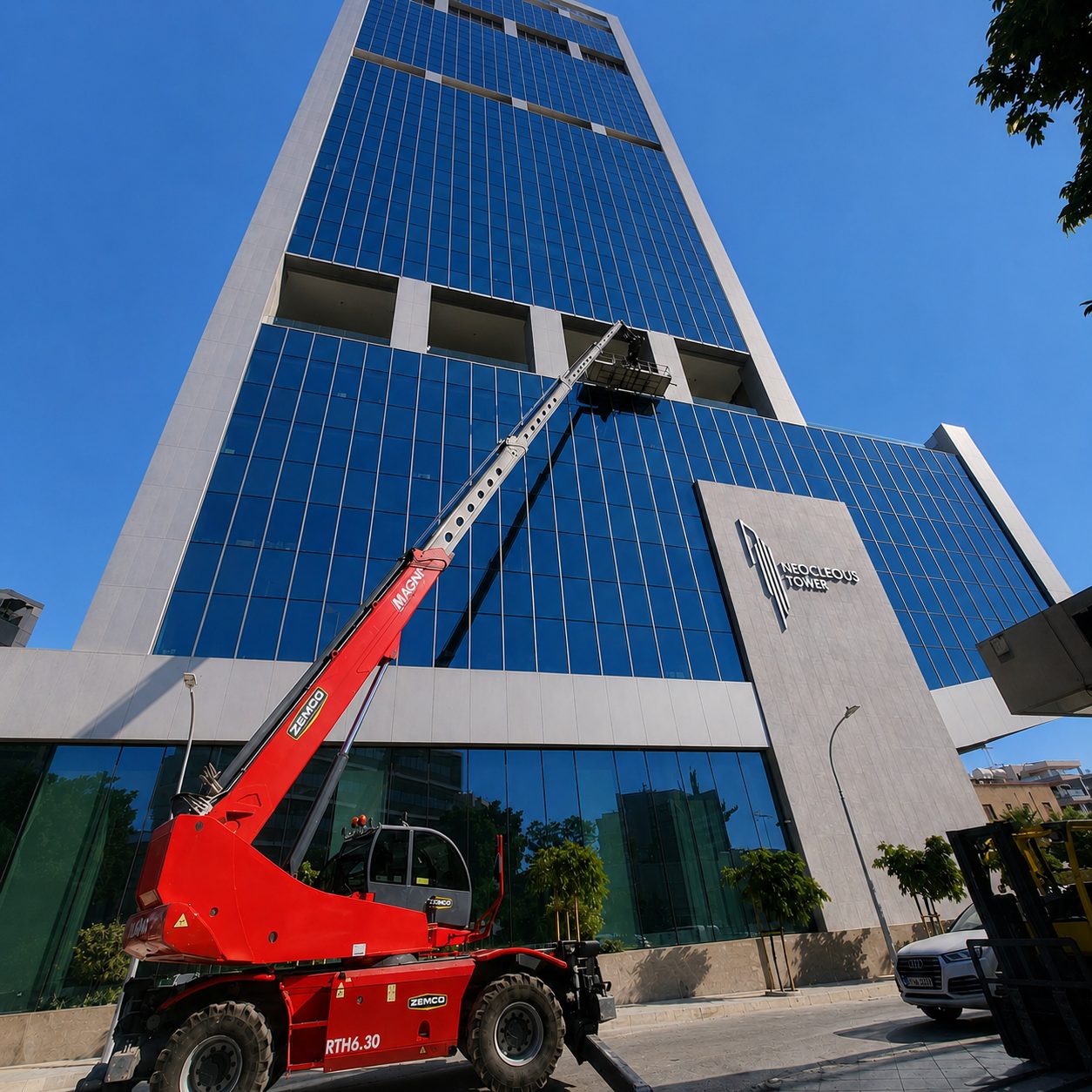 Magni RTH 6.30 working at height — Neocleous Tower